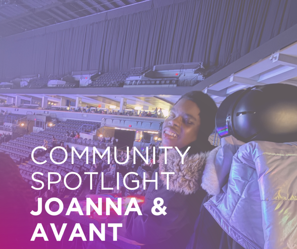 Image of Avant with overlay of text and purple fade saying aregiver, advocate, and creator of Epilepsy in Sign, Joanna shares her and Avant’s journey, using ASL and technology to build epilepsy awareness and understanding.